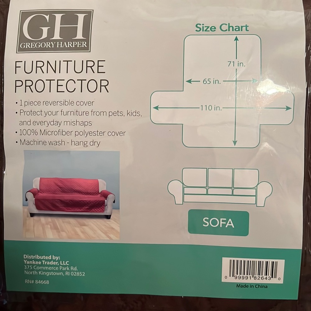 Furniture protector. 100 % Microfiber polyester. Brown